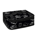 Black And White Books Pattern Print Small Lunch Bag