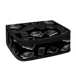Black And White Books Pattern Print Small Lunch Bag