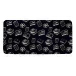 Black And White Books Pattern Print Towel