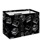 Black And White Books Pattern Print Utility Tote Bag