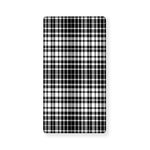 Black And White Border Tartan Print Baby Crib Sheet