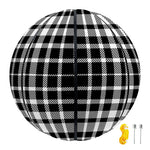 Black And White Border Tartan Print Basketball