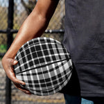 Black And White Border Tartan Print Basketball