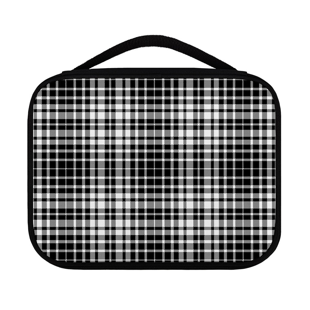 Black And White Border Tartan Print Classic Bible Case