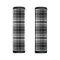 Black And White Border Tartan Print Handle Covers