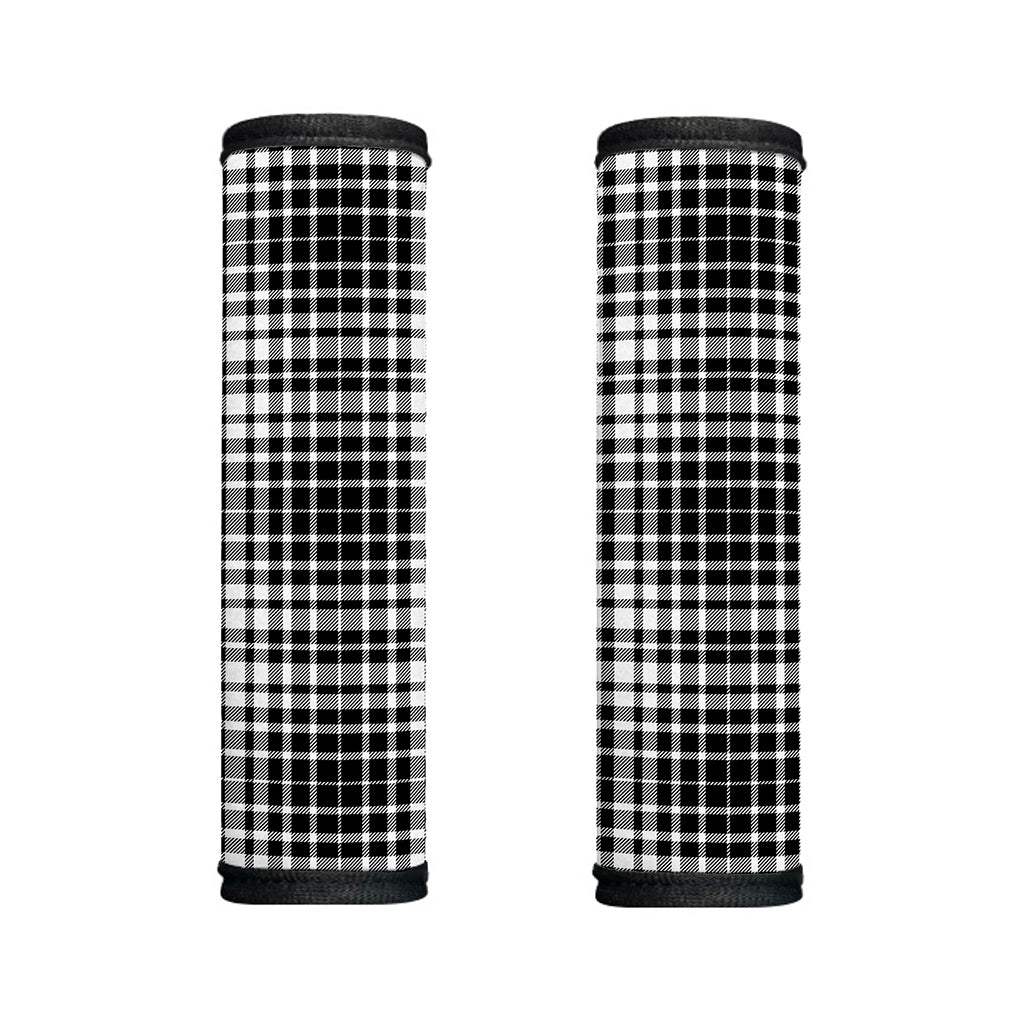 Black And White Border Tartan Print Handle Covers