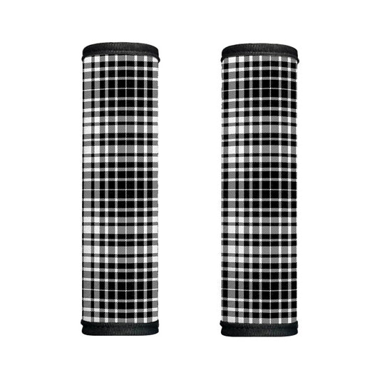 Black And White Border Tartan Print Handle Covers