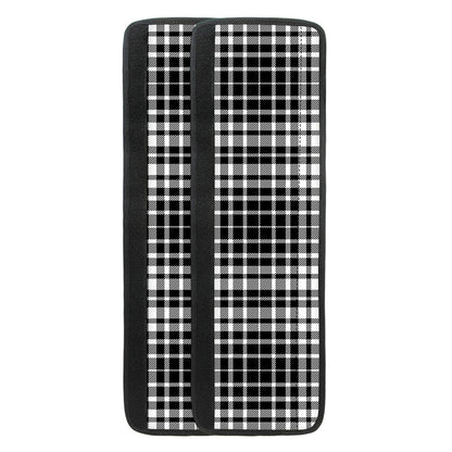 Black And White Border Tartan Print Refrigerator Handle Covers