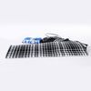 Black And White Border Tartan Print Sports Towel