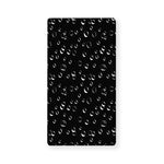 Black And White Bubble Pattern Print Baby Crib Sheet