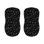 Black And White Bubble Pattern Print Bar Stool Covers