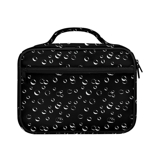 Black And White Bubble Pattern Print Briefcase Bible Bag