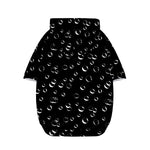 Black And White Bubble Pattern Print Dog Zip Up Hoodie