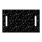 Black And White Bubble Pattern Print Golf Cart Seat Cover