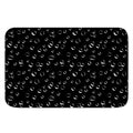 Black And White Bubble Pattern Print Indoor Door Mat
