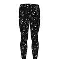 Black And White Bubble Pattern Print Men's Leggings