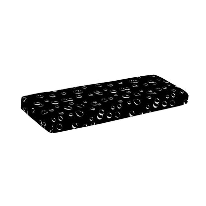 Black And White Bubble Pattern Print Piano Keyboard Cover