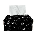Black And White Bubble Pattern Print Rectangle Tissue Box Cover