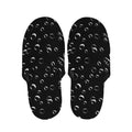 Black And White Bubble Pattern Print Slippers