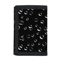 Black And White Bubble Pattern Print Trifold Wallet