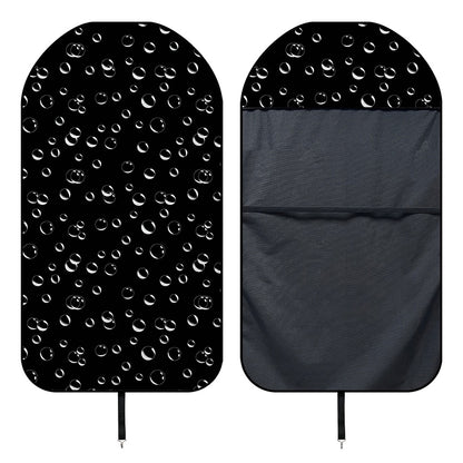 Black And White Bubble Pattern Print Waterproof Car Seat Cover