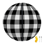 Black And White Buffalo Plaid Print Basketball
