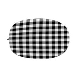 Black And White Buffalo Plaid Print Car Side Mirror Covers