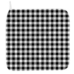 Black And White Buffalo Plaid Print Hand Towel