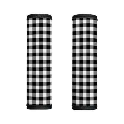 Black And White Buffalo Plaid Print Handle Covers