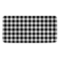 Black And White Buffalo Plaid Print Towel