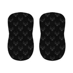 Black And White Bull Pattern Print Bar Stool Covers