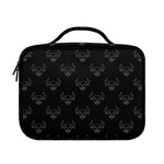 Black And White Bull Pattern Print Briefcase Bible Bag