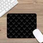 Black And White Bull Pattern Print Mouse Pad