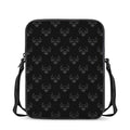 Black And White Bull Pattern Print Rectangular Crossbody Bag
