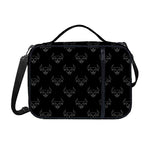 Black And White Bull Pattern Print Shoulder Strap Bible Bag