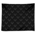 Black And White Bull Pattern Print Tapestry