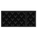 Black And White Bull Pattern Print Trifold Wallet