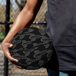 Black And White Cactus Pattern Print Basketball