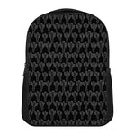 Black And White Cactus Pattern Print Casual Backpack