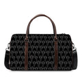 Black And White Cactus Pattern Print Duffel Bag