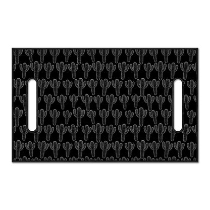 Black And White Cactus Pattern Print Golf Cart Seat Cover