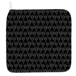 Black And White Cactus Pattern Print Hand Towel