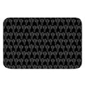 Black And White Cactus Pattern Print Indoor Door Mat