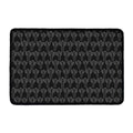 Black And White Cactus Pattern Print Kitchen Mat