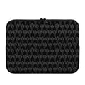 Black And White Cactus Pattern Print Laptop Sleeve