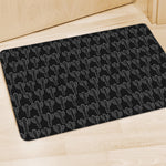 Black And White Cactus Pattern Print Polyester Doormat