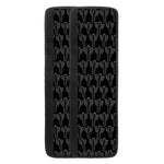 Black And White Cactus Pattern Print Refrigerator Handle Covers