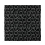 Black And White Cactus Pattern Print Silk Bandana