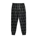 Black And White Cactus Pattern Print Sweatpants