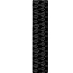 Black And White Cactus Pattern Print Table Runner